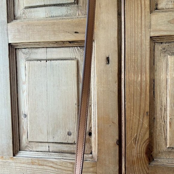 Fossil Dotted Leather Gray White Brown Crossbody Bag - Picture 12 of 12